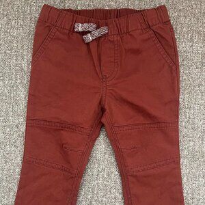NWT Cat & Jack Brown Burnt Orange Elastic Waist Skinny Pants 18M NEW